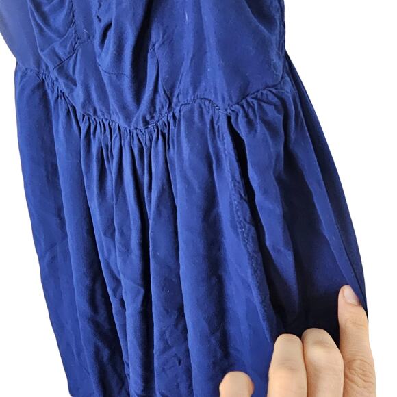 Torrid Dress Knee Length Dress Sleeveless Dress Skater Dress 1X Blue Women - Picture 5 of 10